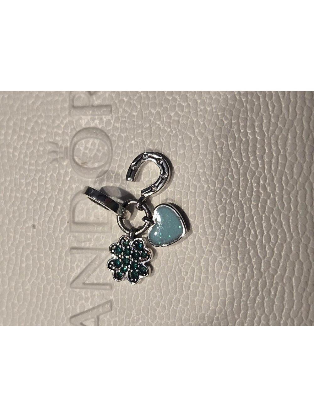 Pandora s925 ale st Patrick's day clover charm